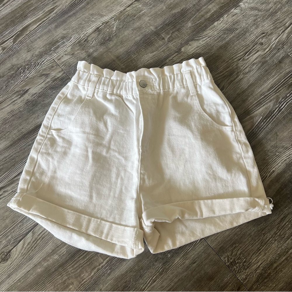 BDG White Jean Shorts Small